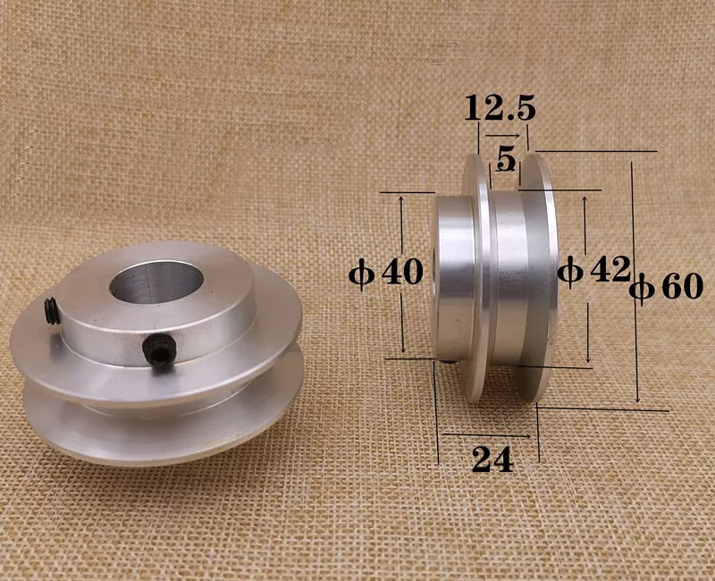60mm outer diameter V-groove belt pulley