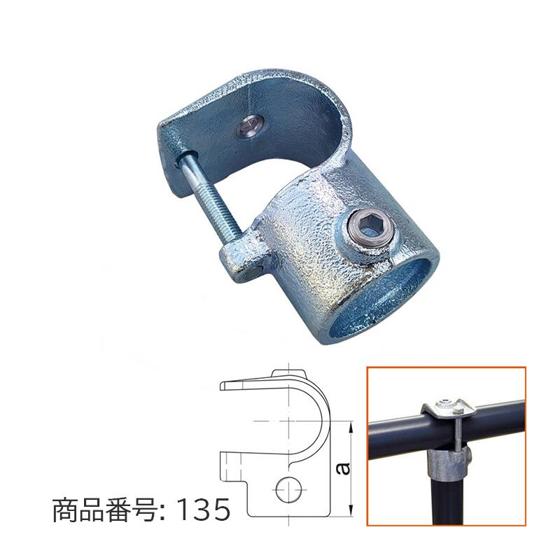 27.2mm 20A配管 パイプジョント クランプ T字 D27-135