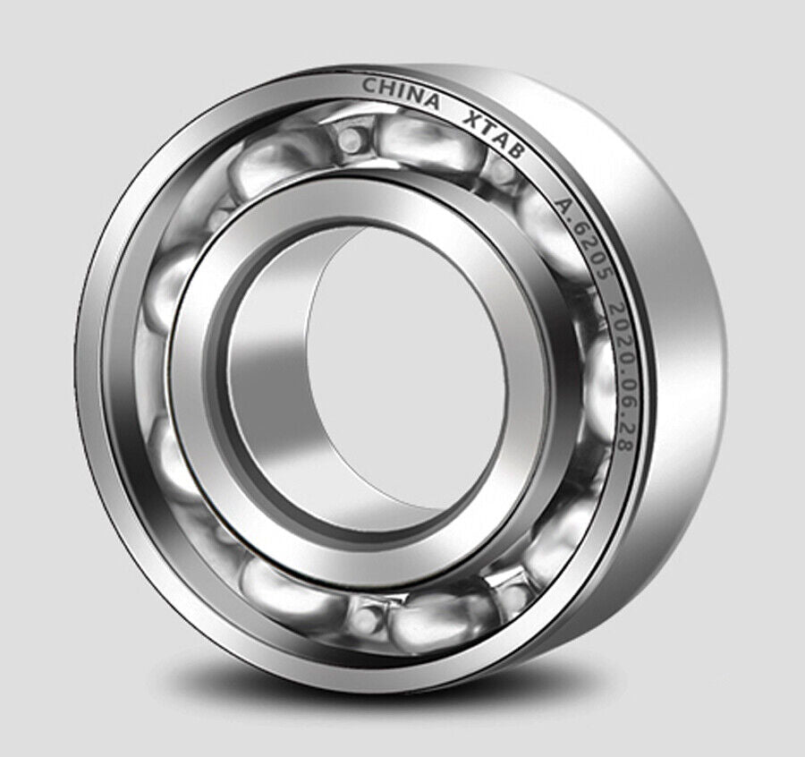 8mm Inner Diameter, 16mm Outer Diameter, 4mm Width, Open Type Steel Bearings, Pack of 5