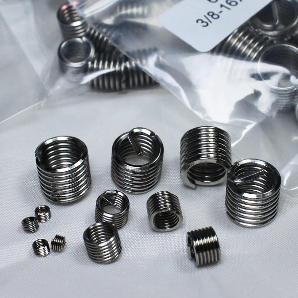 計60個入 ユニファイ ステンレス鋼 インサート セット #2-#10 1/4"-3/8" ねじ山修理
