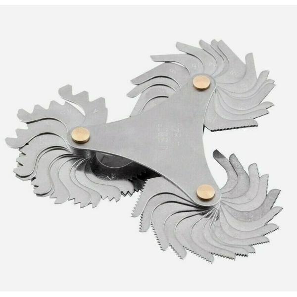 Pitch Gauge 60°, 51 pieces, 4-84 threads