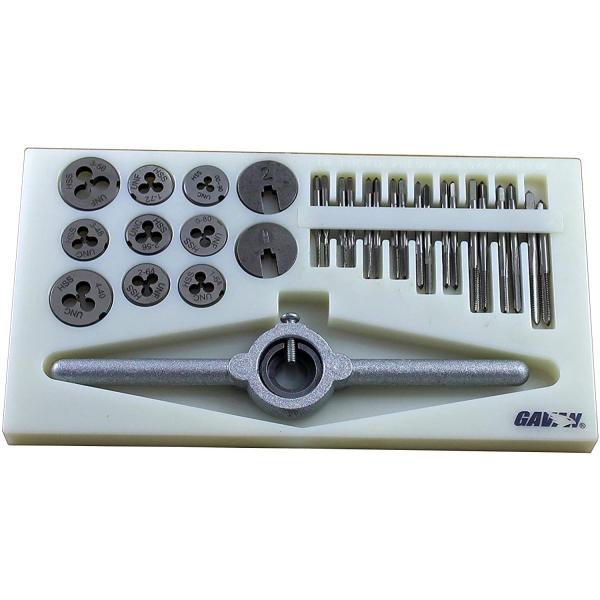 Unified Tap and Die Set 0#-90, 0#-80, 1#-64, 1#-72, 2#-56, 2#-64, 3#-48, 3#-56, 4#-40