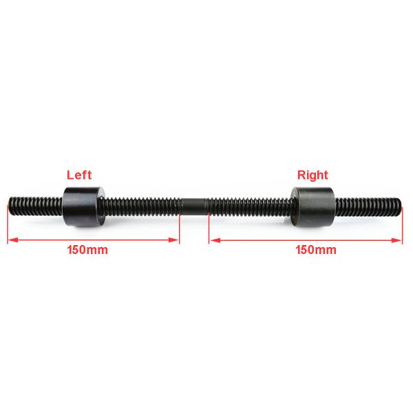 TR20 x 4 x 300mm Right and Left Trapezoidal Screw Lead Screw