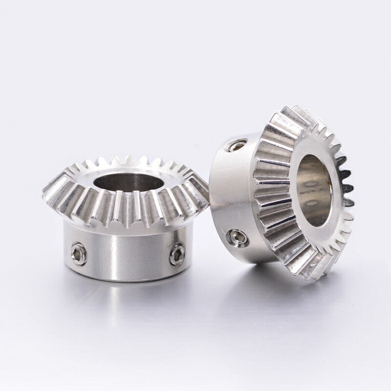 Module 1, Number of Teeth 20, Speed ​​Ratio 1:1, Stainless Steel Bevel Gear