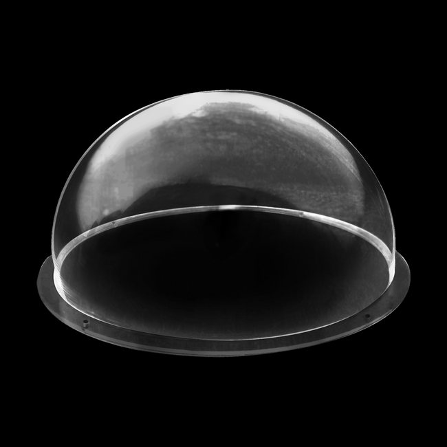Acrylic dome cover with screw holes