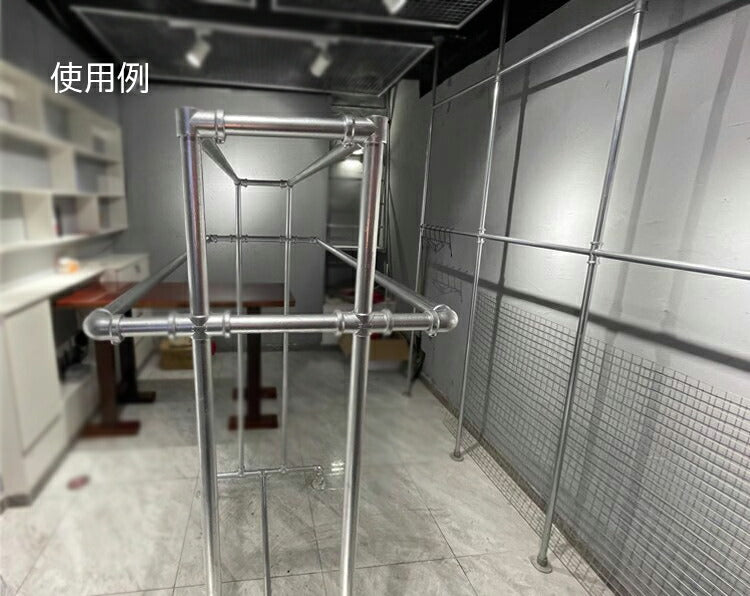 25.4mm用 アルミ合金 単管パイプジョイント 90度エルボ 組立 A25-125