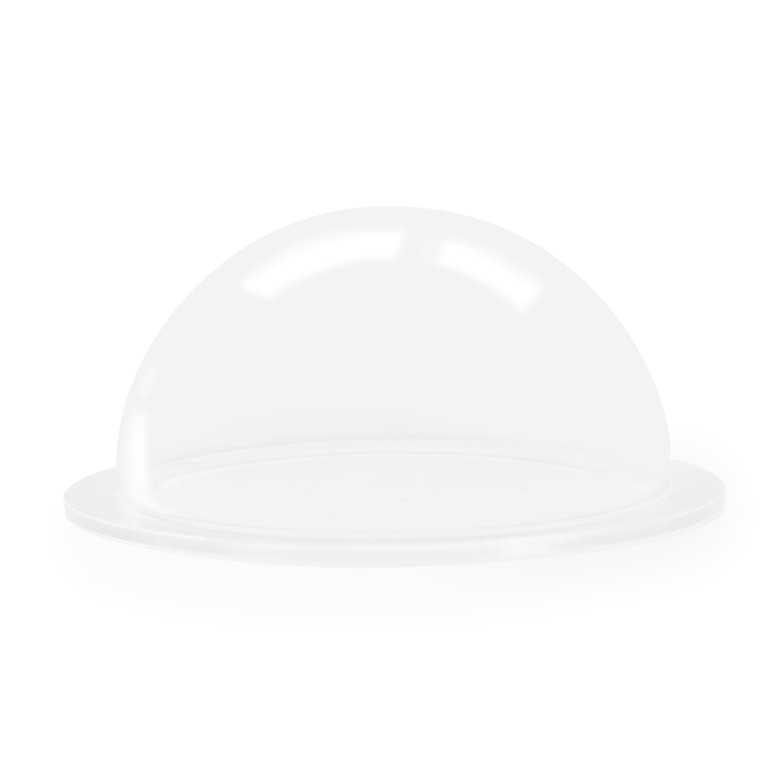 Flanged Acrylic Dome Cover