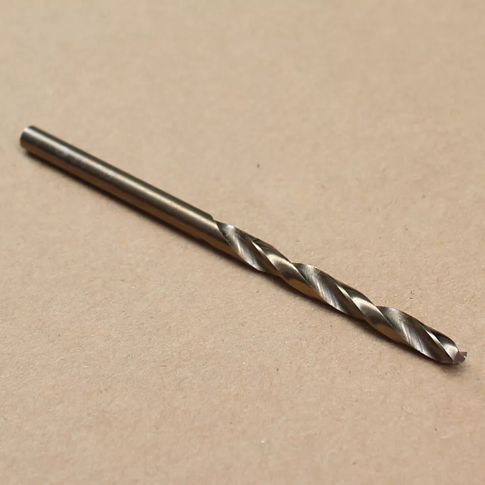 3.5mm ステンレス鋼用 5本入 HSS Co ツイストドリルビット コバルトハイス ストレートシャンク