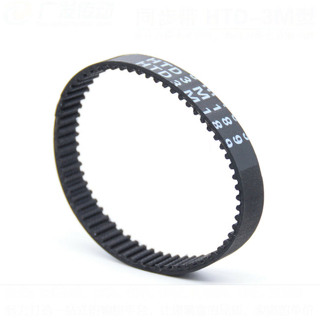 390mm circumference, 130 teeth, HTD 3M timing belt