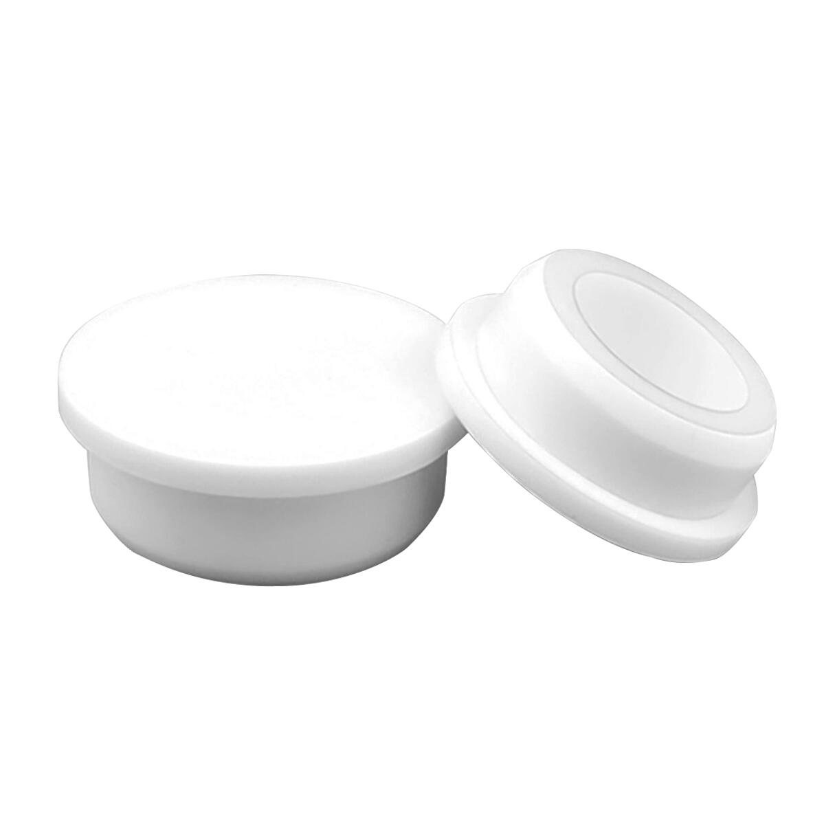 直径 41.3mm 白色 フランジ付き シリコンゴム栓 キャップ T字 ホールプラグ