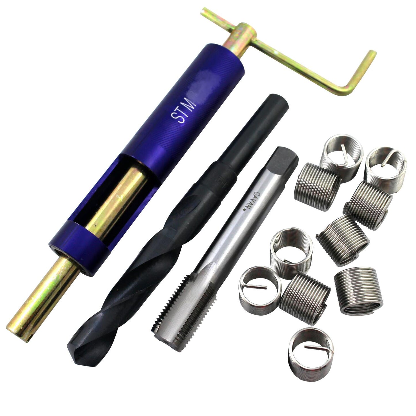 1/2" - 20 用 ねじ山補修 リコイルキット 修理 タップ ドリル 挿入工具 インサートコイルセット