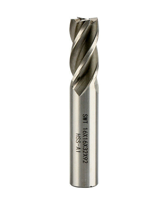 24mm Diameter, 121mm Overall Length, 4-Flute HSS-AL End Mill