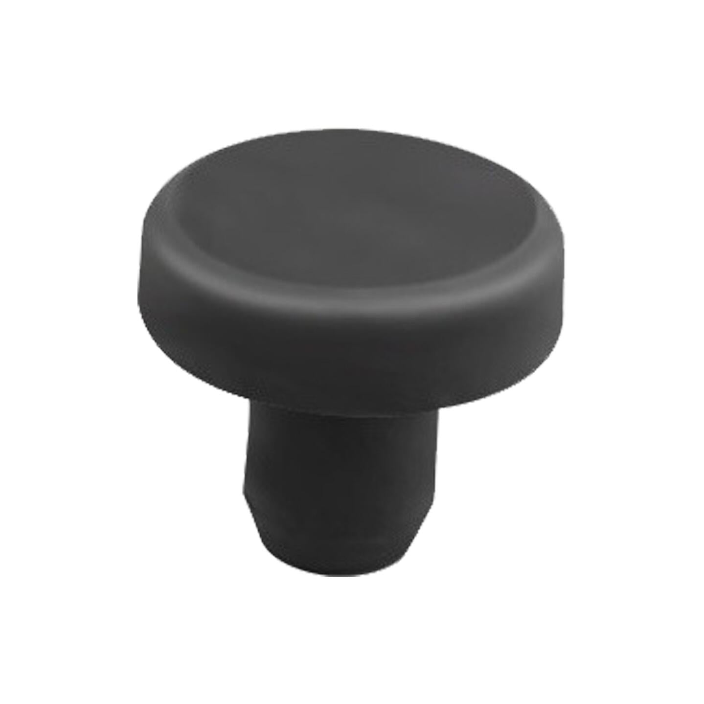 直径 11.5mm 黒色 ソリッドシール フランジ付き シリコンゴム栓 キャップ T字 ホールプラグ
