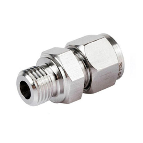 BSPP(G) PF 3/8" 1/4" Pipe Stainless Steel Coupling Adapter Fitting