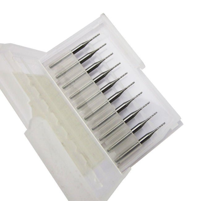 1.2mm Diamond Carbide Router Bits, Pack of 10