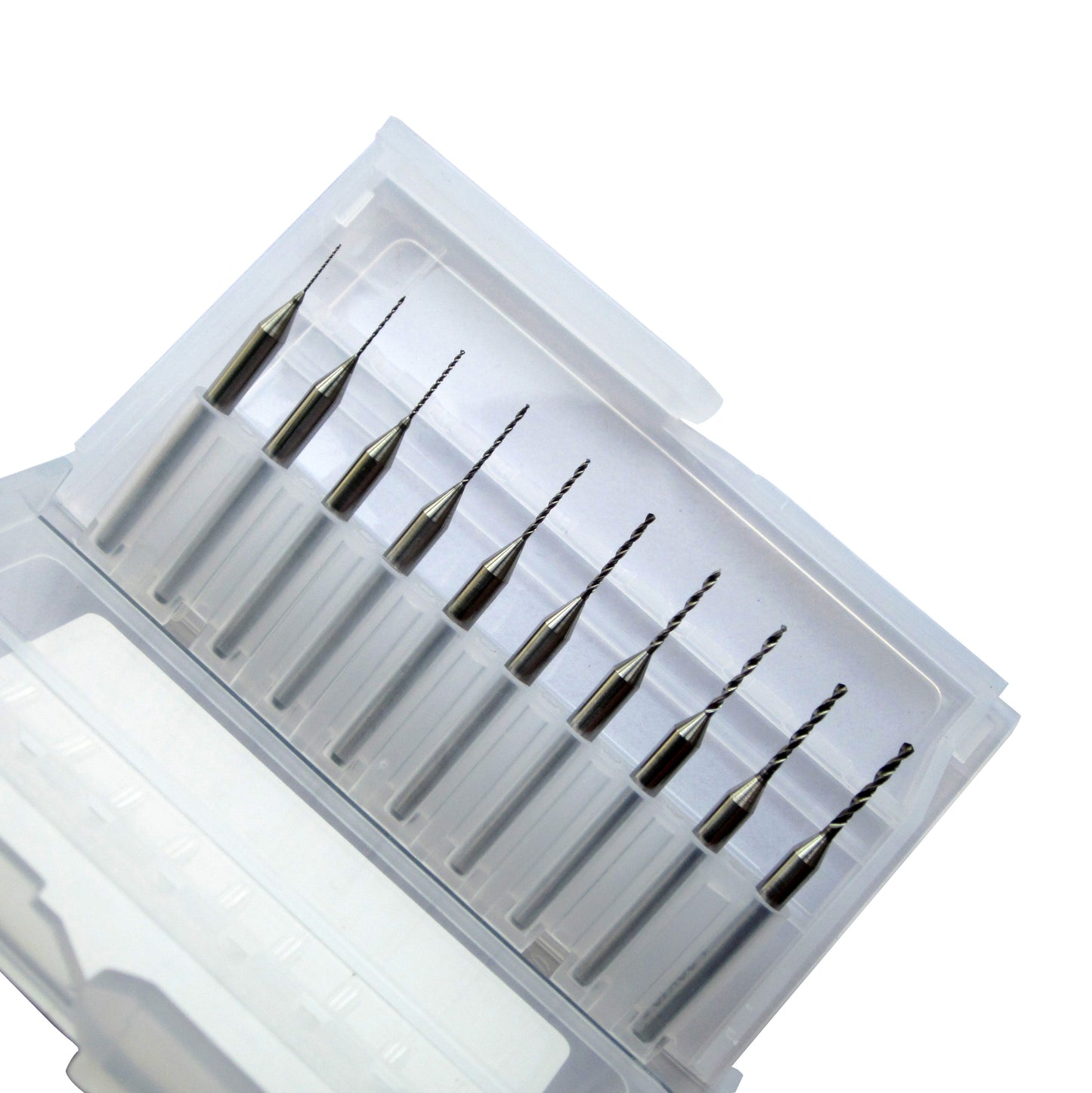 0.3-1.2mm PCB carbide drill bits, 1 of each type, total of 10