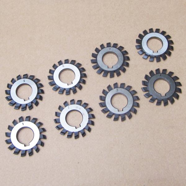 M1.5 Bevel Gear Cutter 8-Piece Set