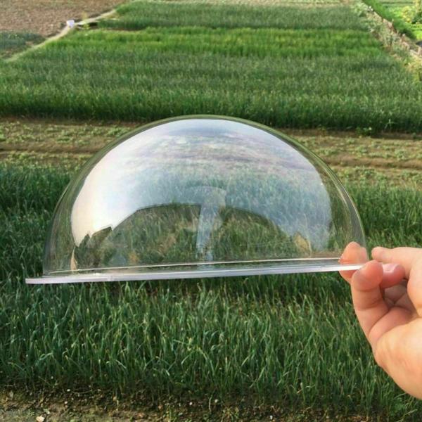 Acrylic dome cover with screw holes
