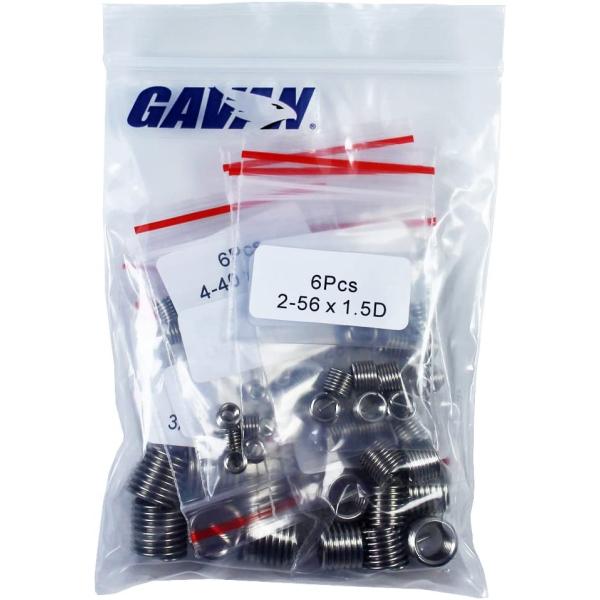 計60個入 ユニファイ ステンレス鋼 インサート セット #2-#10 1/4"-3/8" ねじ山修理
