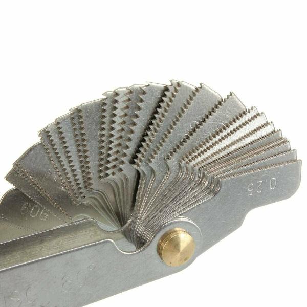 Pitch Gauge 60°, 52 pieces, pitch 0.25-6mm, thread count 4-62