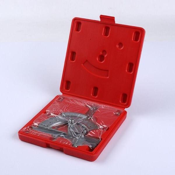 320° Protractor, Tool for Measuring Parts, 2-Arm Accuracy, with Case