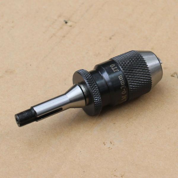 0.275" x 40 (WWサイズ) チャック範囲 0~3mm 8ミリ時計旋盤用 キーレスドリルチャック