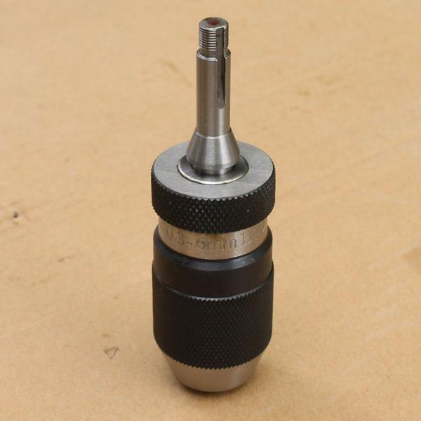 0.275" x 40 (WWサイズ) チャック範囲 0.3~6mm 8ミリ時計旋盤用 キーレスドリルチャック