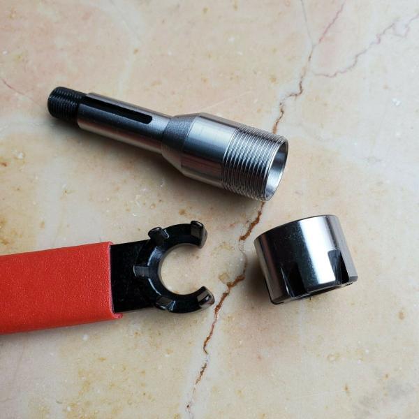 WW Size 8mm Watch Lathe ER11 Collet Adapter with 8 Collets and Wrench