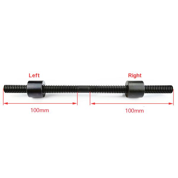 TR12 x 3 x 200mm Right and Left Trapezoidal Screw Lead Screw