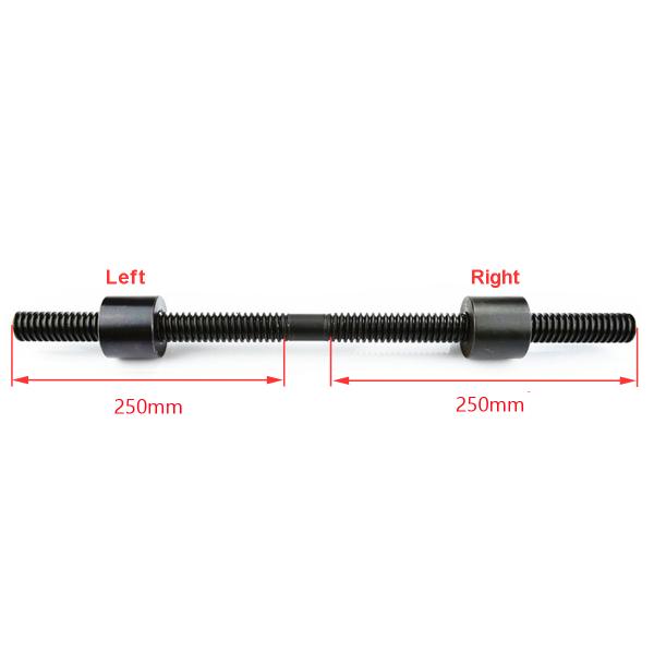 TR20 x 4 x 500mm Right and Left Trapezoidal Screw Lead Screw