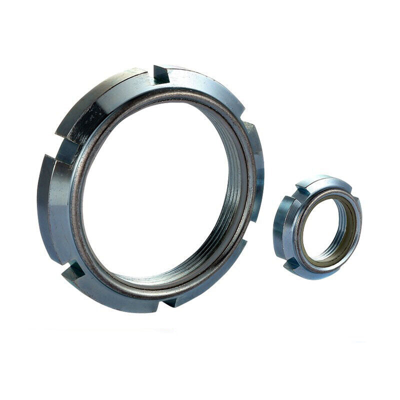 M55 x 2.0 Self-Locking Nut, Nylon Insert Nut, Slotted Round Nut, Anti-Loosening