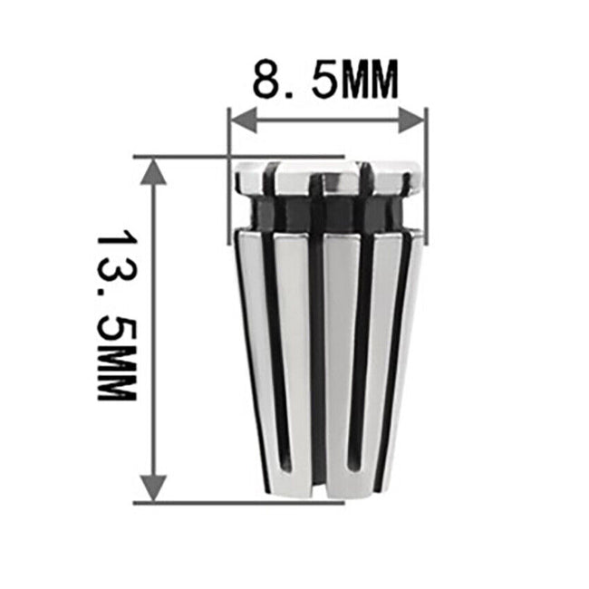 ER8 精密コレットチャック フライス旋盤用 精度 ≤0.008mm クラス AA